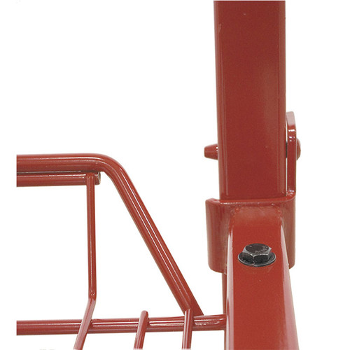 Easily moveable shelfs on ITT SSPC-A, Parts Cart A, 2 Shelf Storage