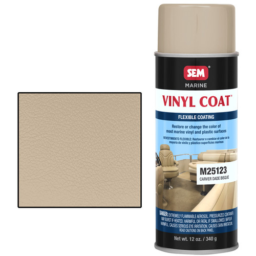 SEM M25123, Carver Dade Bisque, Marine Vinyl Paint SEM M25123, Carver Dade Bisque, Marine Vinyl Paint
