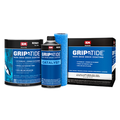 SEM M25620, GripTide Non-Skid Deck Coating, Gull Gray SEM M25620, GripTide Non-Skid Deck Coating, Gull Gray