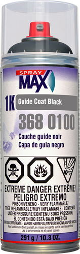 Spraymax 1K Black Guide Coat, 3680100 Spraymax 1K Black Guide Coat, 3680100