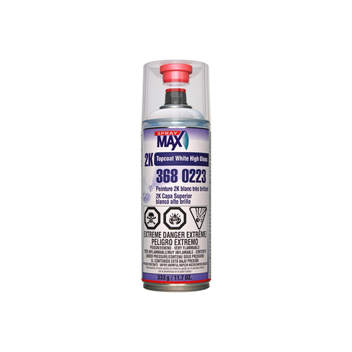SprayMax Topcoat White 2K DTM High Gloss, 3680223 SprayMax Topcoat White 2K DTM High Gloss, 3680223