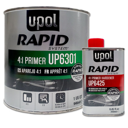 U-POL Rapid System 4:1 Primer, Quart 6301 U-POL Rapid System 4:1 Primer, Quart 6301