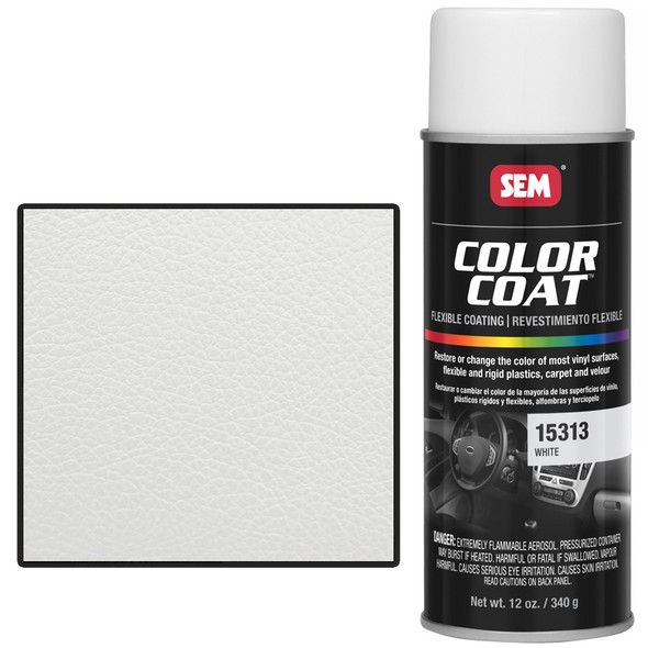 SEM 15313, White, Color Coat Vinyl Paint
