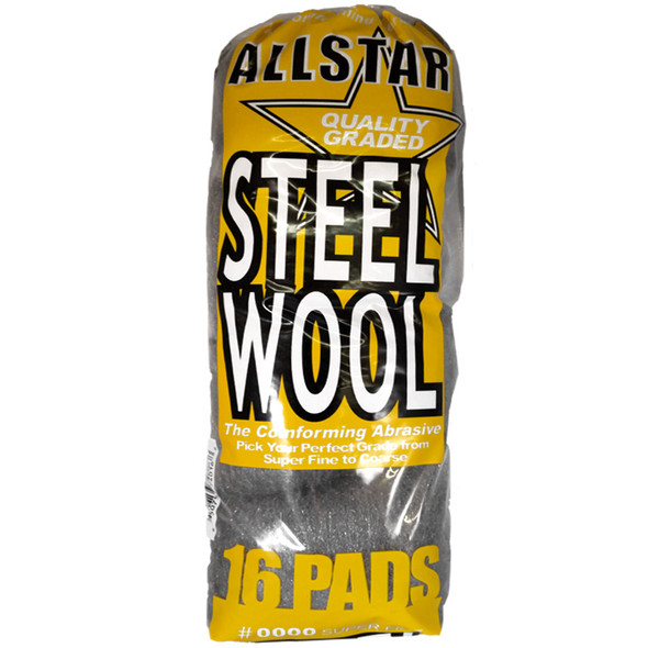 CWS 74016, '0000' Steel Wool Pads