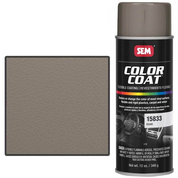 SEM 15833, Khaki, Color Coat Vinyl Paint