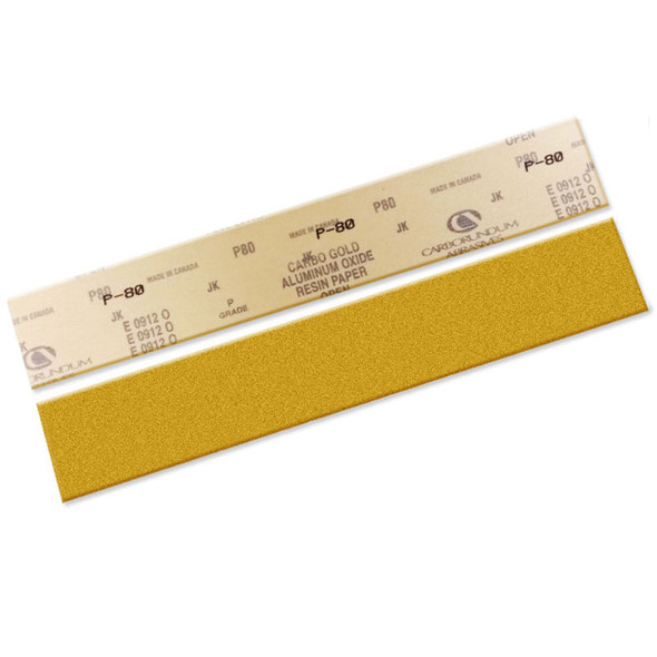Norton 34804, 80 Grit, 2-1/2 inch X 6-1/2 inch, Grip, Gold Reserve Longboard