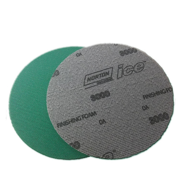 Norton 6013, 3000 Grit, 6 inch, Foam Finishing Discs