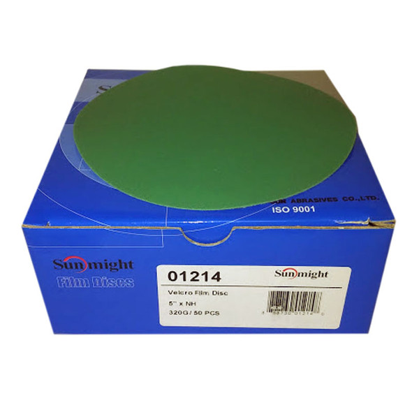 Sunmight 1214 5 inch 320G Velcro Film Disc