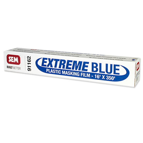 SEM 91162, 16' x 350', Extreme Blue Plastic Masking Film