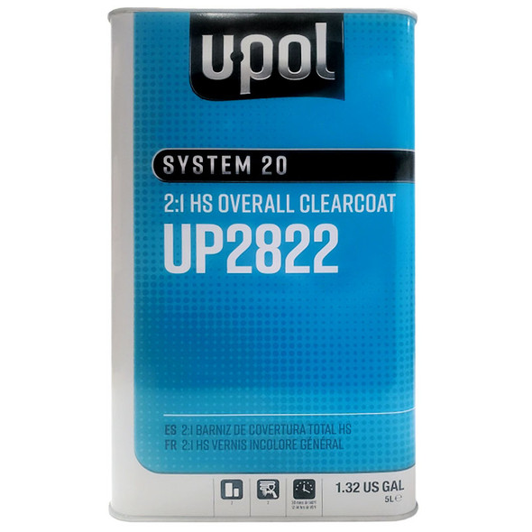 U-Pol 2K Universal Urethane Clearcoat 4:1, UP2882, 1 GAL with Hardener –