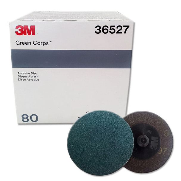 3M 36527, 2 inch, 80 Grit, Roloc Disc