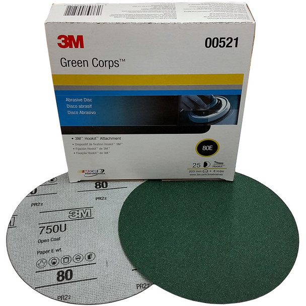 3M 00521, 80 Grit, 8 inch, Mud Hog Sandpaper