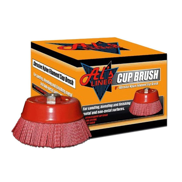 Al's Liner 4CB, 4 inch, Nylon Filament Cup Brush