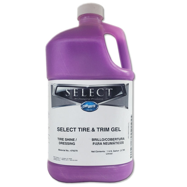 CAR 676279, Car Brite Select Tire and Trim Gel, Gallon