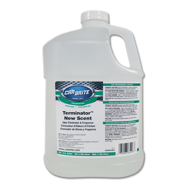 CAR E018E03, Car Brite Terminator New Scent, Gallon