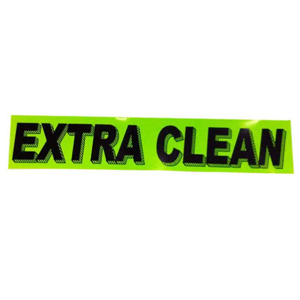 CWS SSFGK-40, Extra Clean Neon Green and Black Windshield Sticker (12 pack)