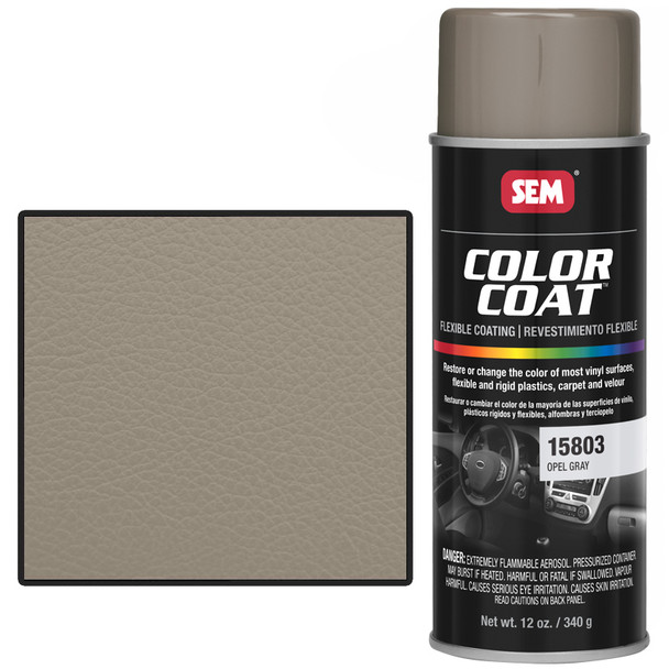 SEM 15803, Opel Gray, Color Coat Vinyl Paint