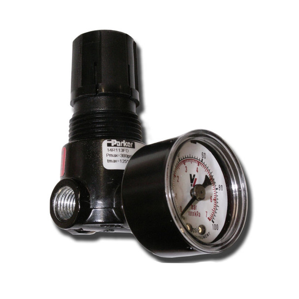 Iwata 4153, Medea FA700, Regulator and Pressure Gauge