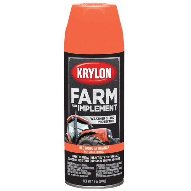 Krylon 1946, Kubota Orange, Farm and Implement