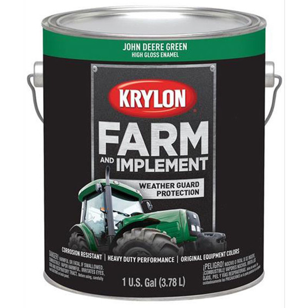 Krylon 1966 John Deer Green Farm and Implement Paint, Gallon