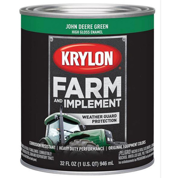 Krylon 2023 John Deere Green Farm and Implement Paint, Quart
