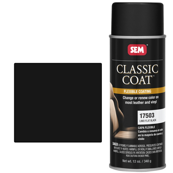 SEM 17503, Classic Coat, Limo Flat Black