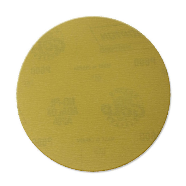 Norton 6227, 600 Grit, 6 inch, NorGrip, Gold Reserve Sanding Discs