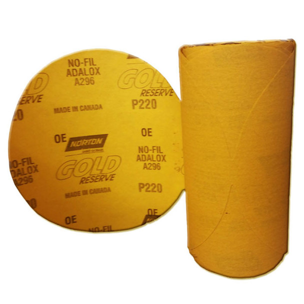 Norton 83820, 6 inch 220 Grit Gold Reserve PSA