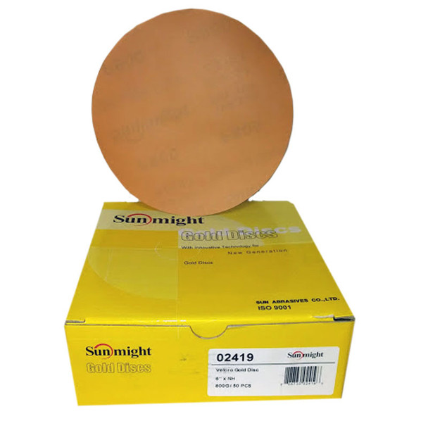 Sunmight Gold 2419 6 inch 800G Velcro Disc