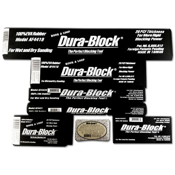 Durablock AF44HL, 7 Piece DuraBlock Sanding Kit R & E Paint Supply