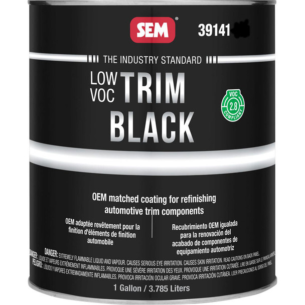 SEM 39141, Original Trim Black, Gallon