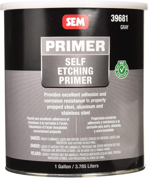 SEM 39681 Gray Self Etching Primer, Gallon