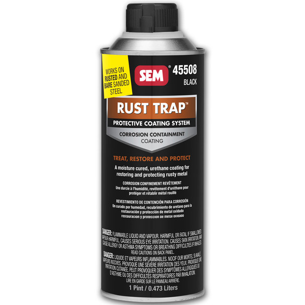 SEM 45508, Rust Trap, Black Protective Coating System