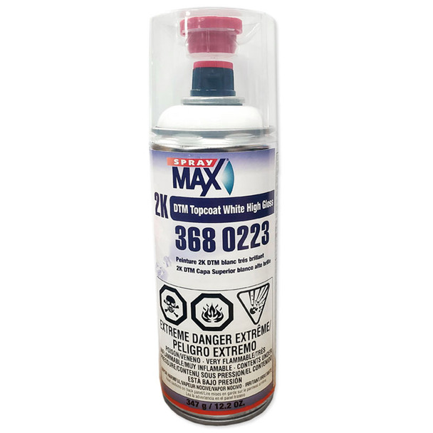 SprayMax 3680223, 2K DTM Topcoat White High Gloss
