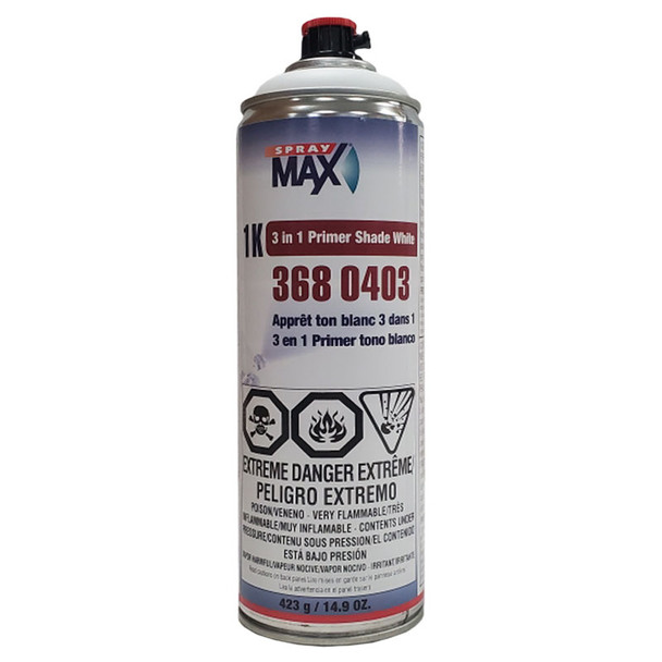 SprayMax 3680403, 3 in 1 Primer Shade White
