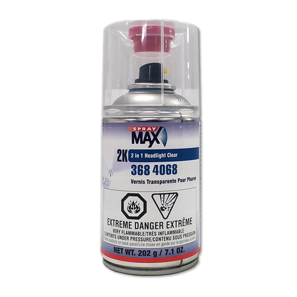 SprayMax 3684068, SprayMax 2K 2 in 1 Headlight Clear R & E Paint Supply
