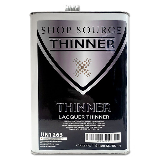 SS Thinner, Lacquer Thinner, Gallon R & E Paint Supply