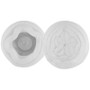 CWS HB-153, 4 inch White Wool Buff Ball