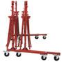 ITT SSPC-A, Parts Cart A, 2 Shelf Storage folded up