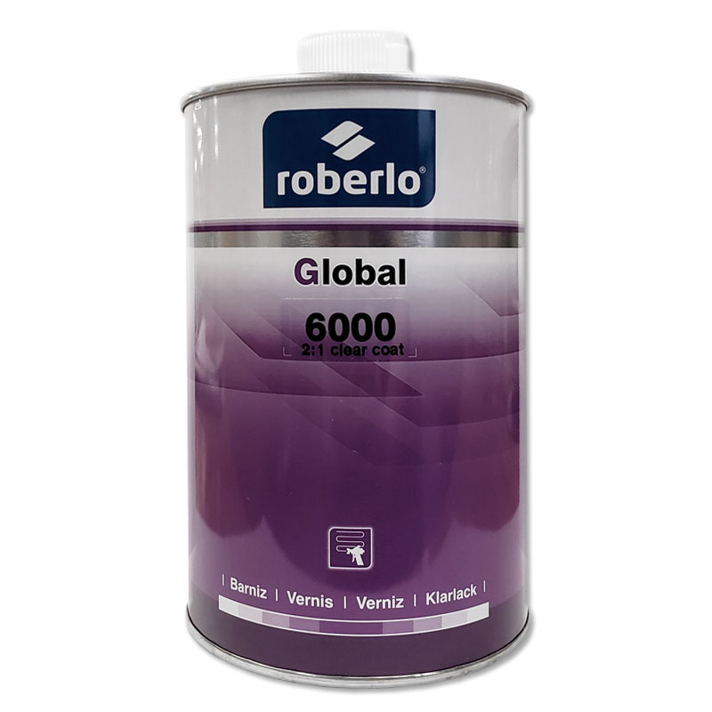Roberlo 2:1 Polyurethane Acrylic Clear Coat, Global 6000