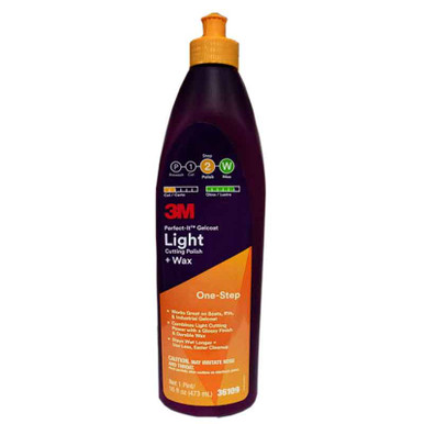 3M Perfect-It Gelcoat 473ml Cut Cleaner with Wax Clear