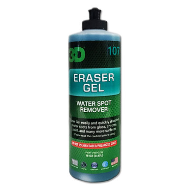 Eraser Gel: Hard Water Spot Remover for Glass