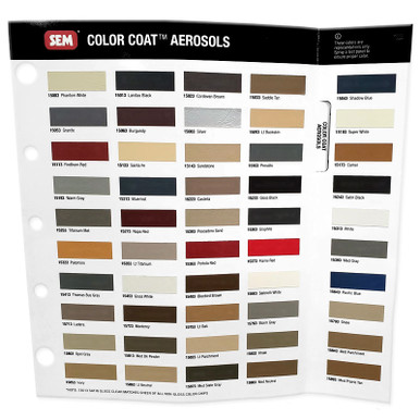 Sem Paint Color Chart