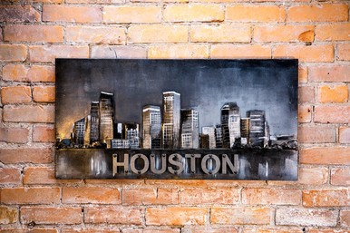 Houston Astros Metal Wall Art