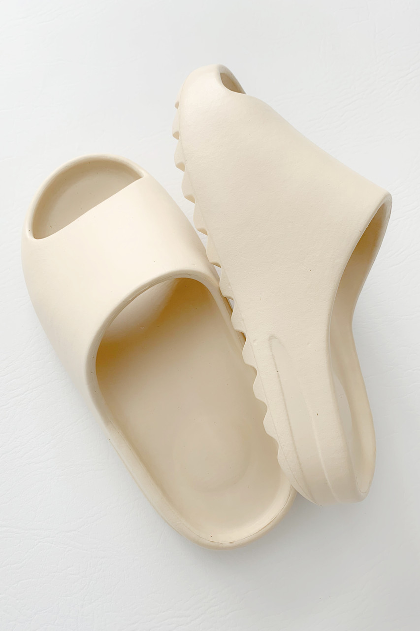 adidas gazelle silver green womens adidas Yeezy 450 Slide Cream – LacedUp main image 1