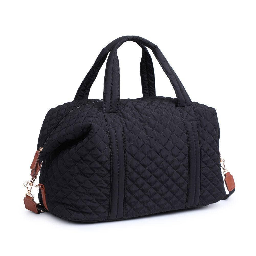 The Harlow Quilted Weekender Bag Carry On Bag