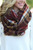 Warm Heart Scarf: Coffee 