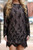 Hello Gorgeous Lace Overlay Dress: Black 