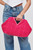 pink clutch and crossbody