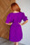 Happy Day Pleated Dress: Purple